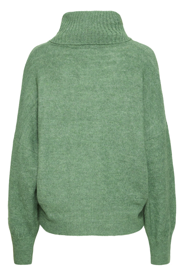 Kamara Alpaca Roll Neck - Green