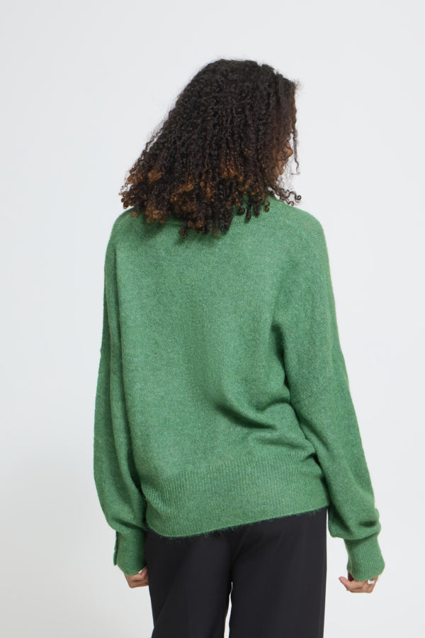 Kamara Alpaca Roll Neck - Green