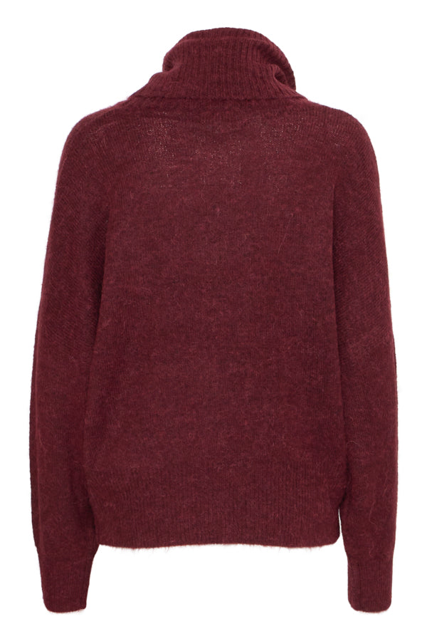 Kamara Alpaca Roll Neck - Port royale