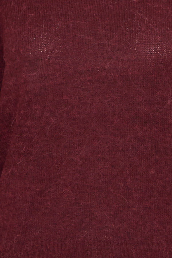 Kamara Alpaca Roll Neck - Port royale