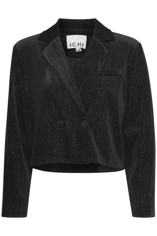 Kate Velvet Lurex Crop Blazer