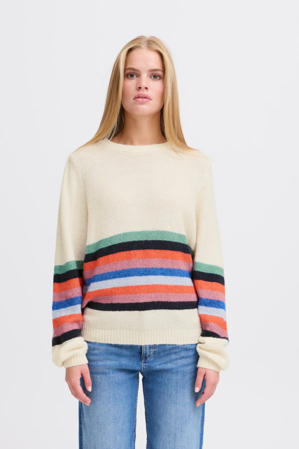 Dusty Multi Stripe Knit