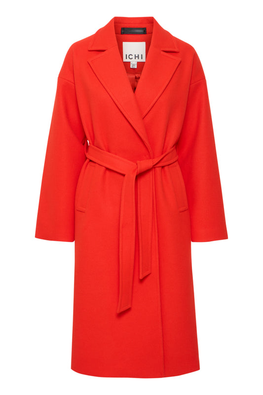 Jannet Coat - Fiery Red