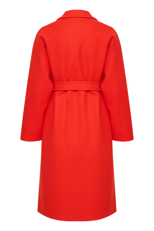 Jannet Coat - Fiery Red