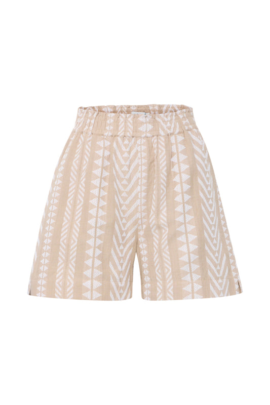 Waldina Cotton Shorts - Sand