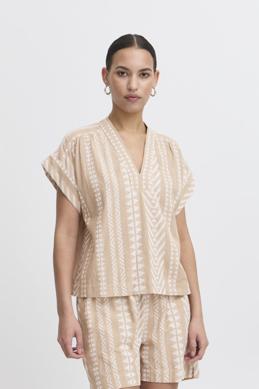 Waldina Cotton Shirt - Sand