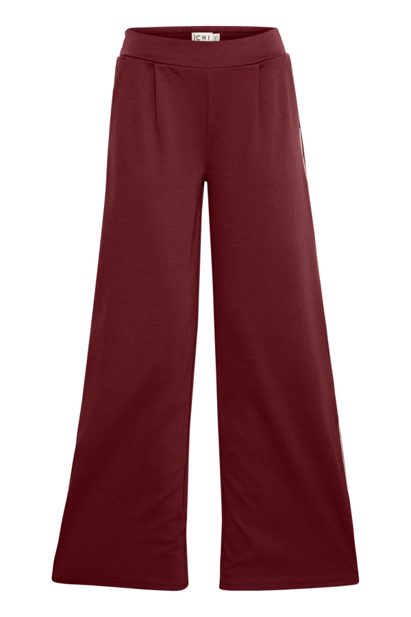 Kate Wide Leg Pant - Wine