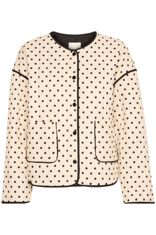 Poppy Quilted Jacket - Polka Dot