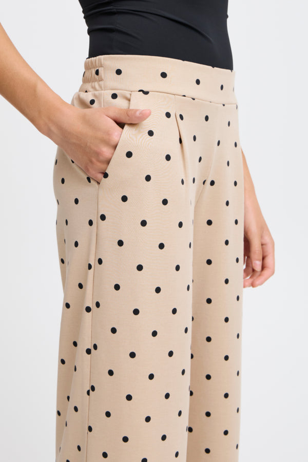 Kate Pull On Trouser - Polka Dot