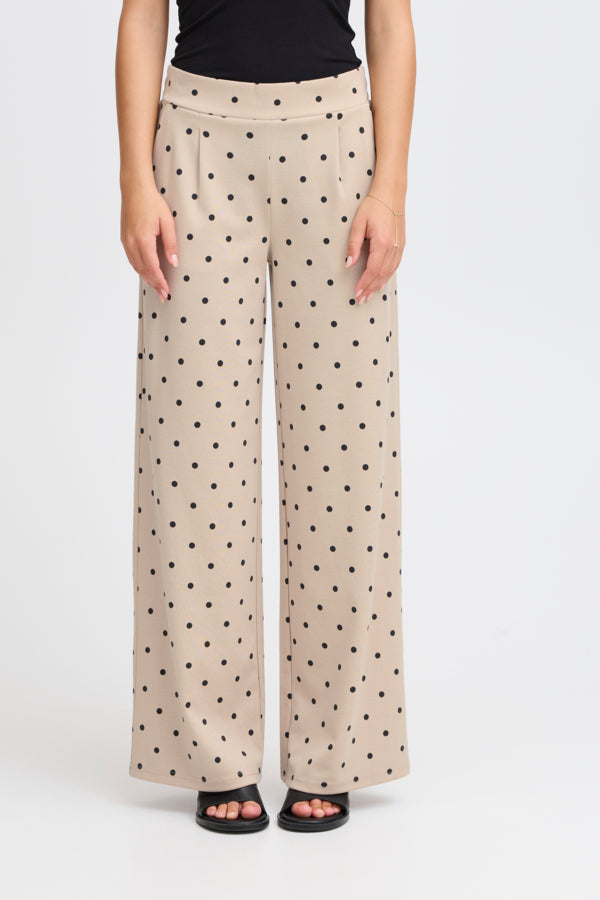 Kate Pull On Trouser - Polka Dot