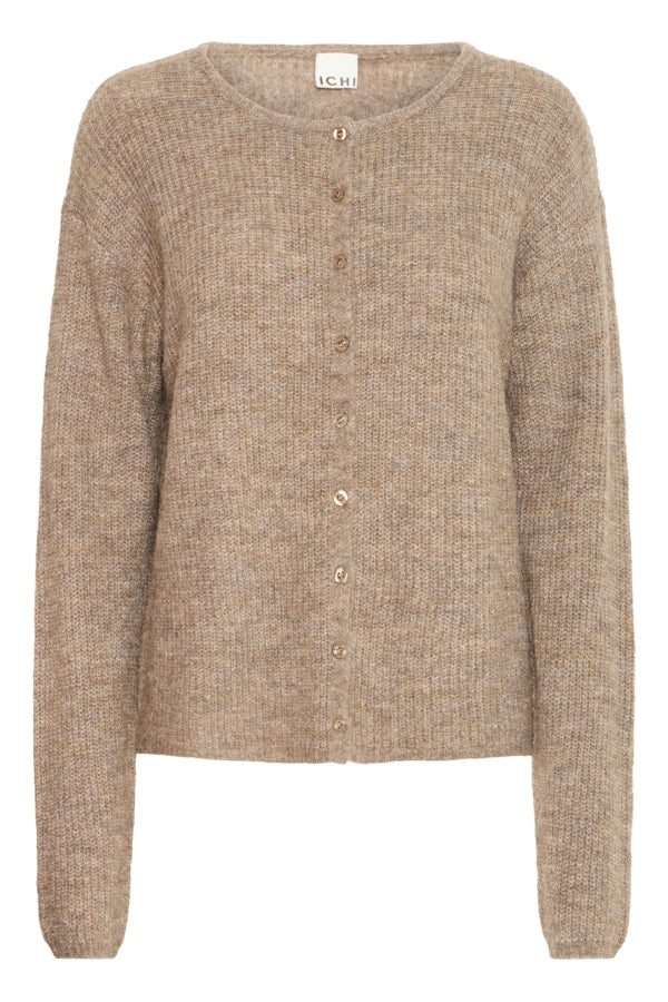 Kamara Round Neck Cardi - Oatmeal