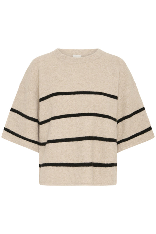 Dasalia Wool Mix Jumper - Oatmeal