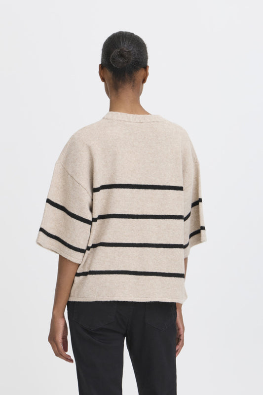 Dasalia Wool Mix Jumper - Oatmeal