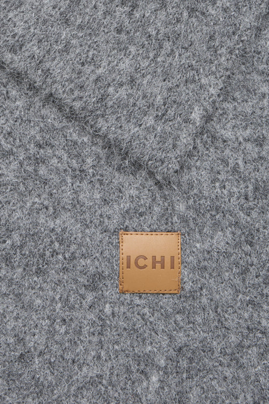 Lira Wool Scarf - Grey Melange