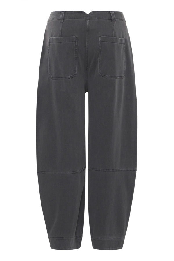 Kate Barrel Trouser - Charcoal