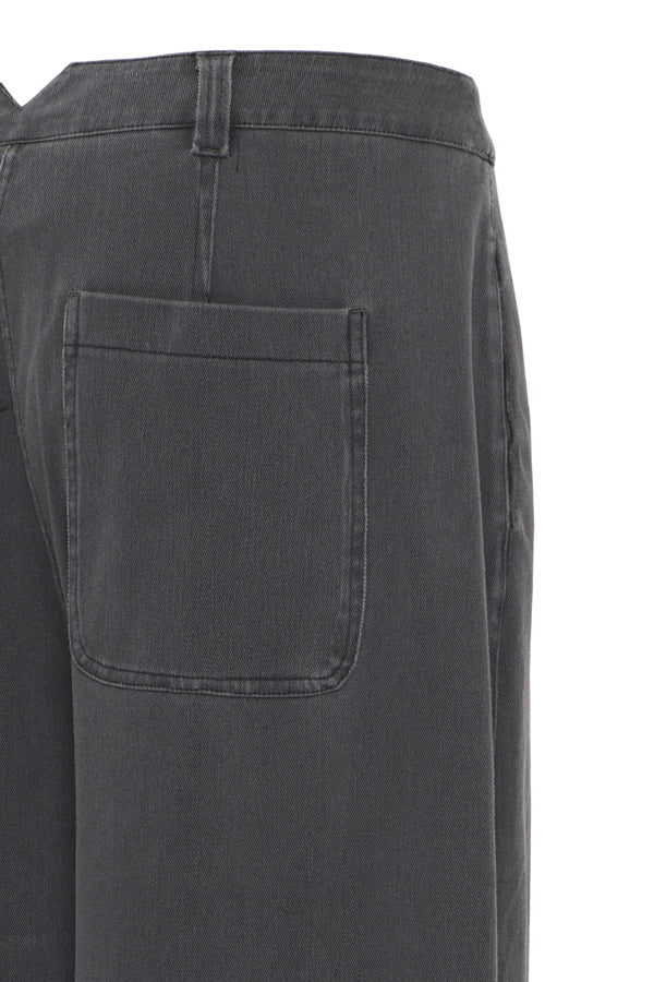 Kate Barrel Trouser - Charcoal