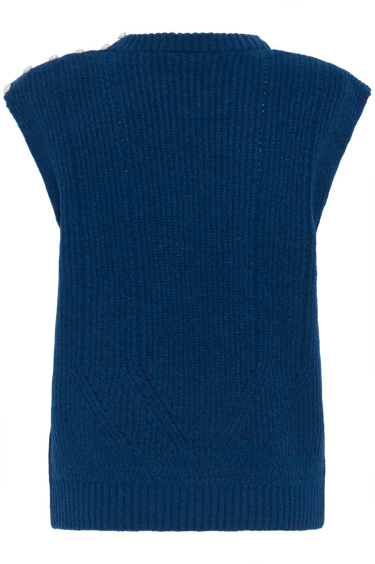 Povoke Wool Pull Over - Navy Peony
