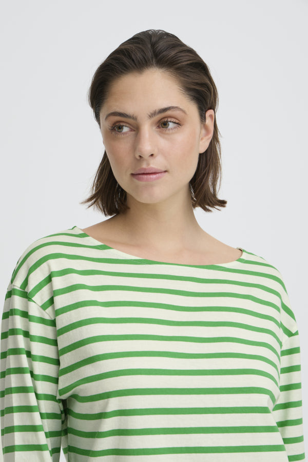 Mira Boatneck Top - Green