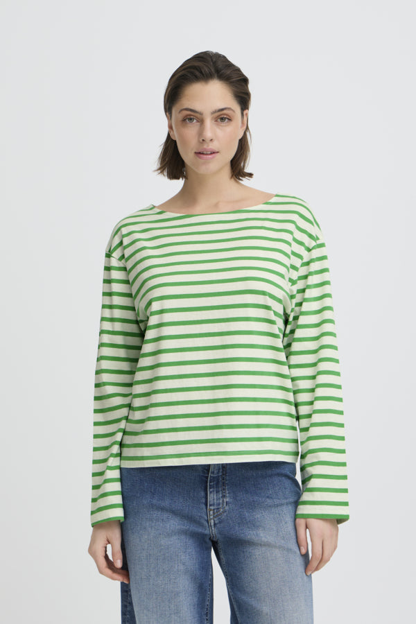 Mira Boatneck Top - Green