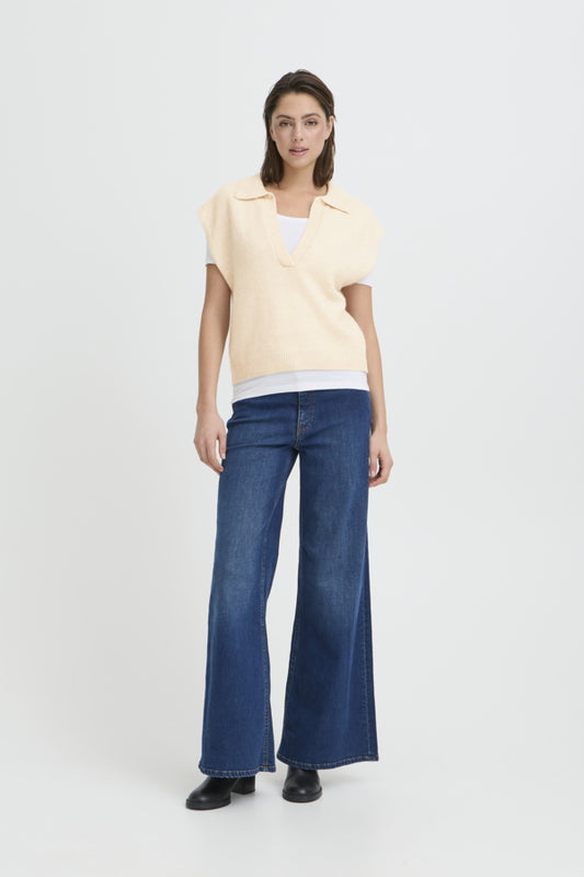 Povoke Wool Mix Tank - Vanilla