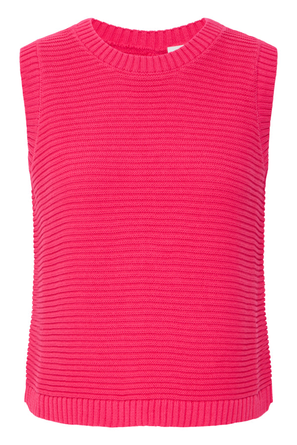 Dotties Cotton Tank - Raspberry