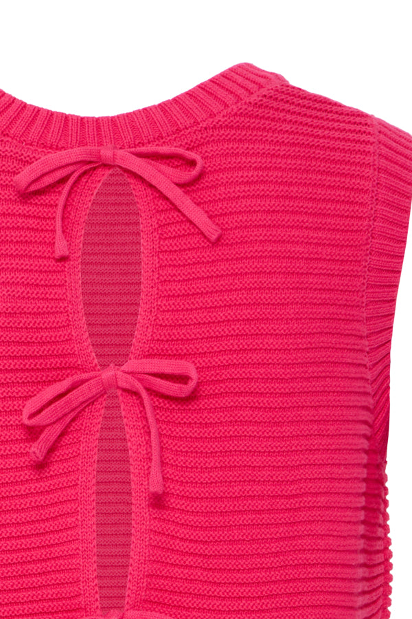 Dotties Cotton Tank - Raspberry