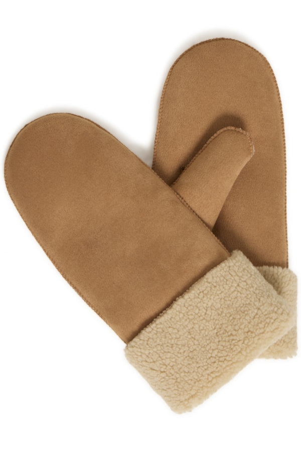 Asille Mittens - Bone Brown
