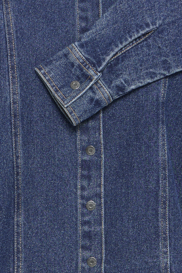 Alva Denim Shirt - Medium Blue