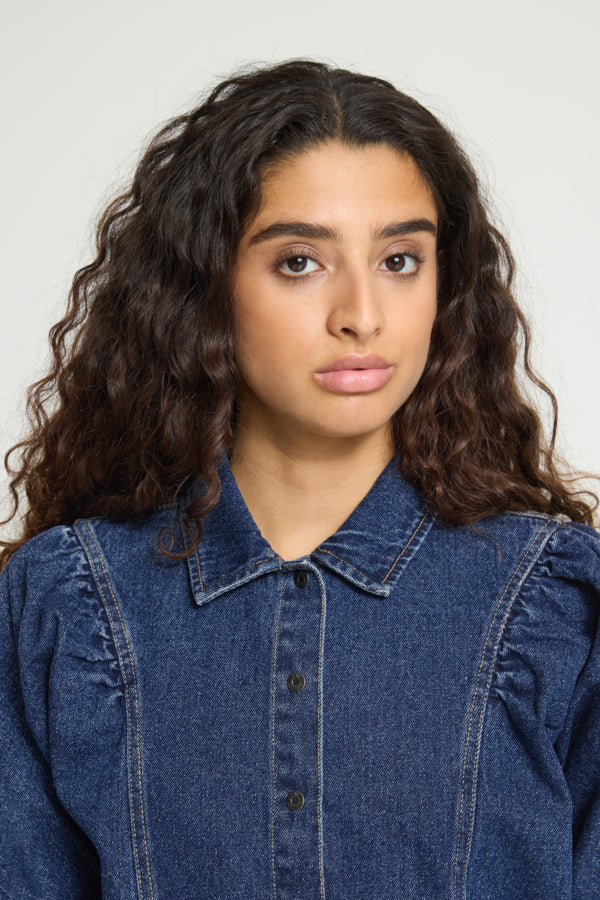 Alva Denim Shirt - Medium Blue