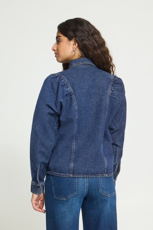 Alva Denim Shirt - Medium Blue
