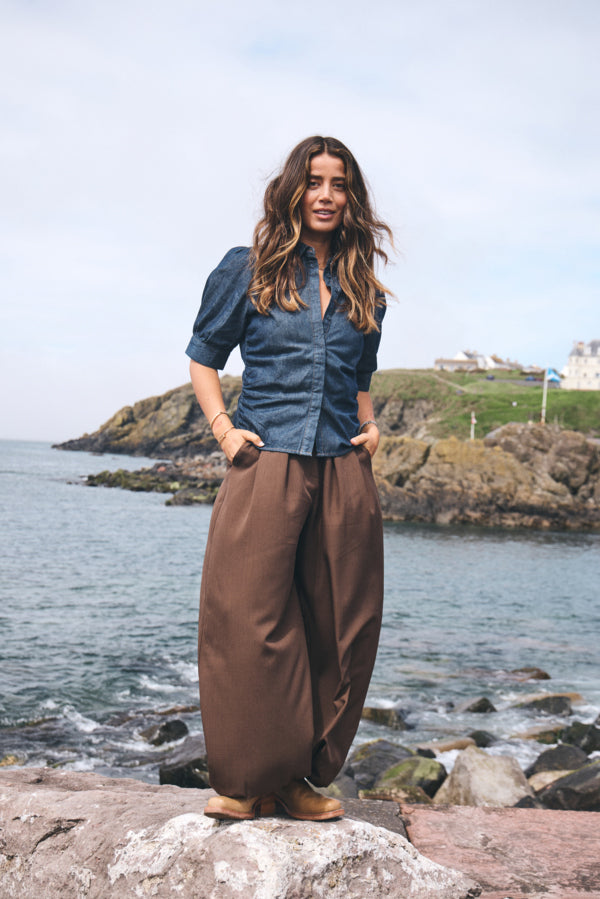 Fava Hareem Pants - Choc