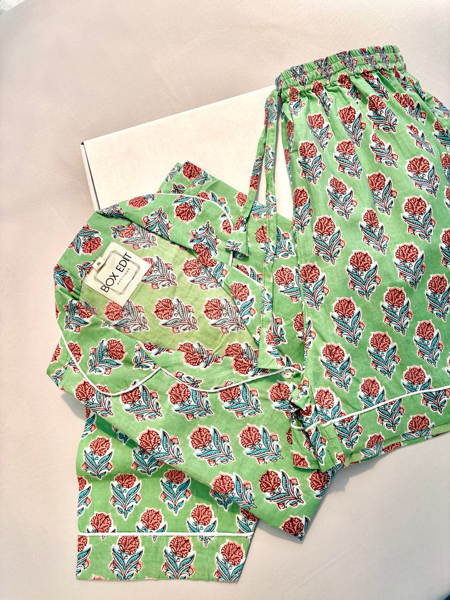 Gift Box PJ - Tile Print
