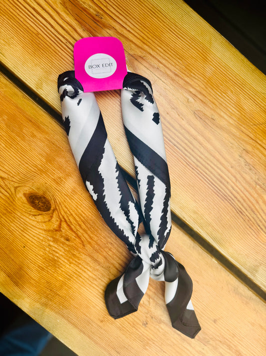 Satin Neckerchief - Mono Animal