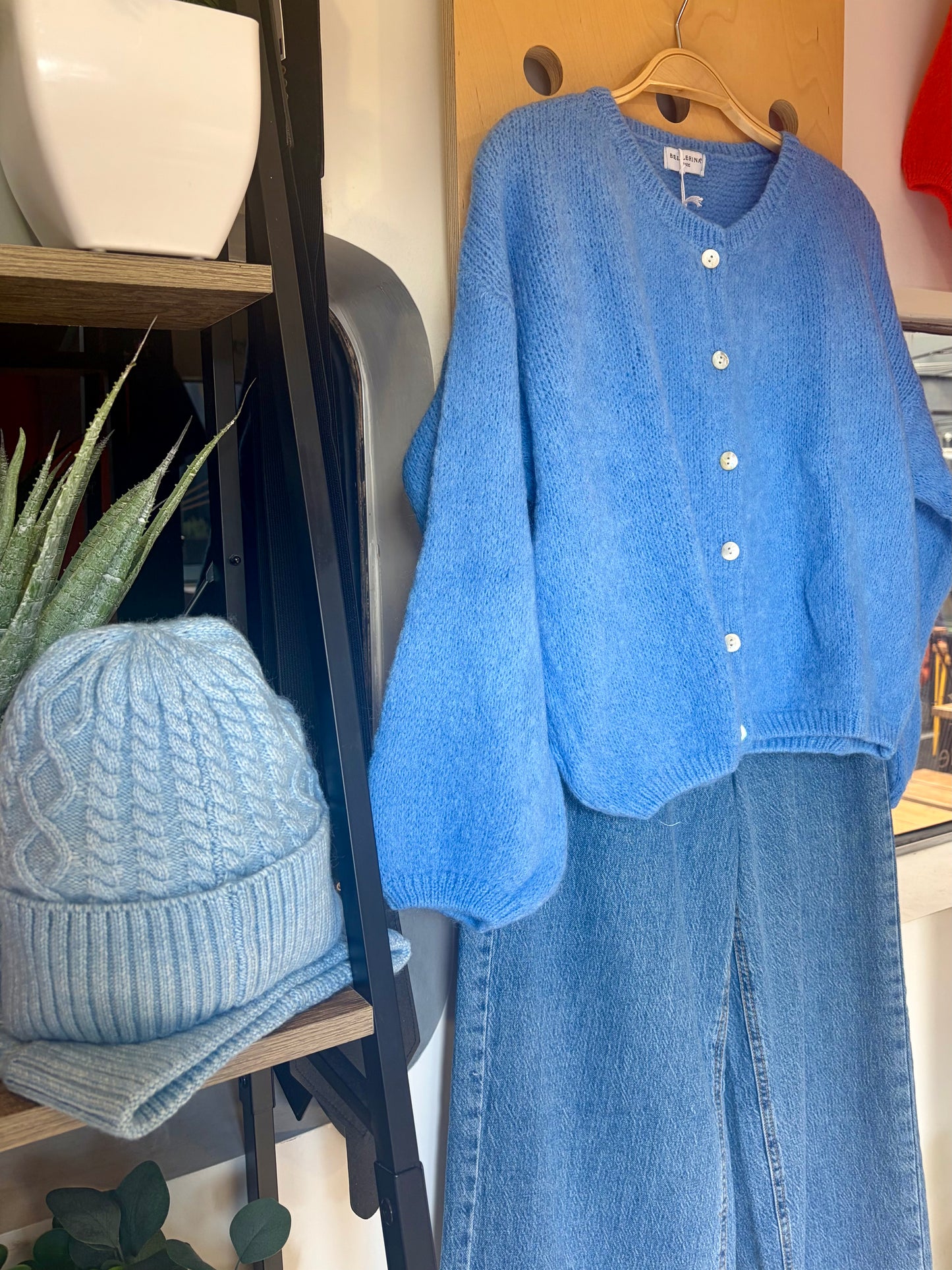 Long Sleeve Mohair Cardi