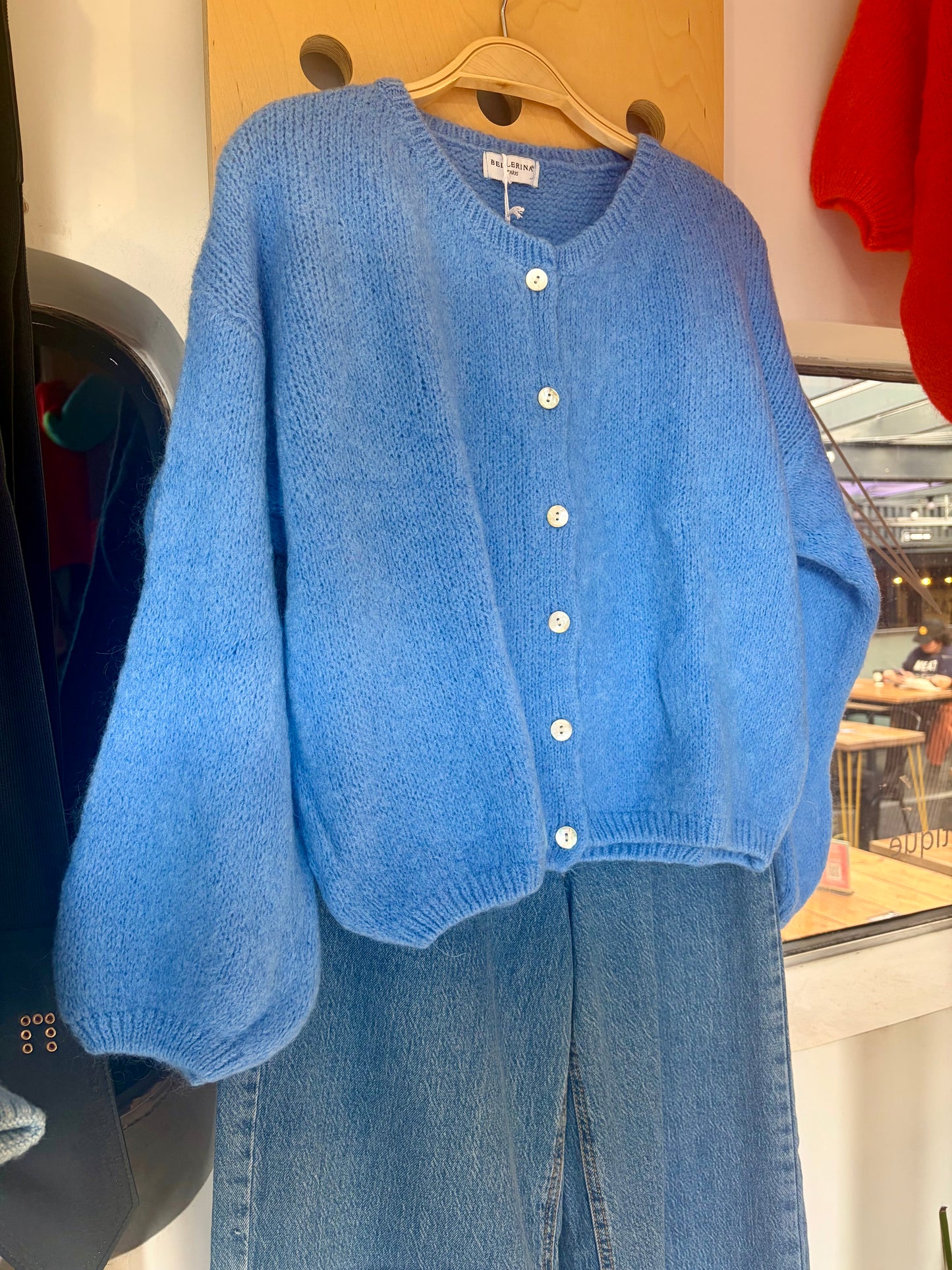 Long Sleeve Mohair Cardi