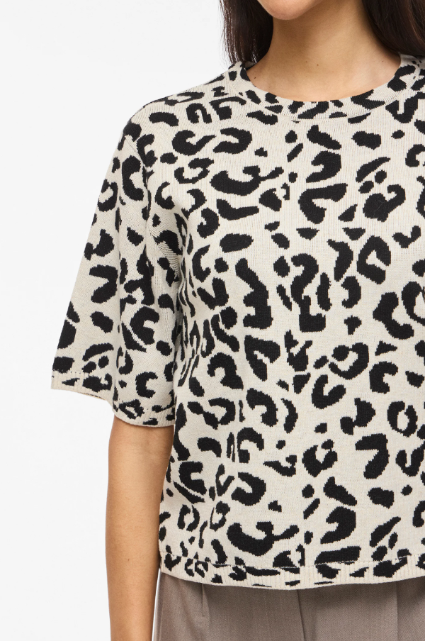 Vila Knitted Animal Tee