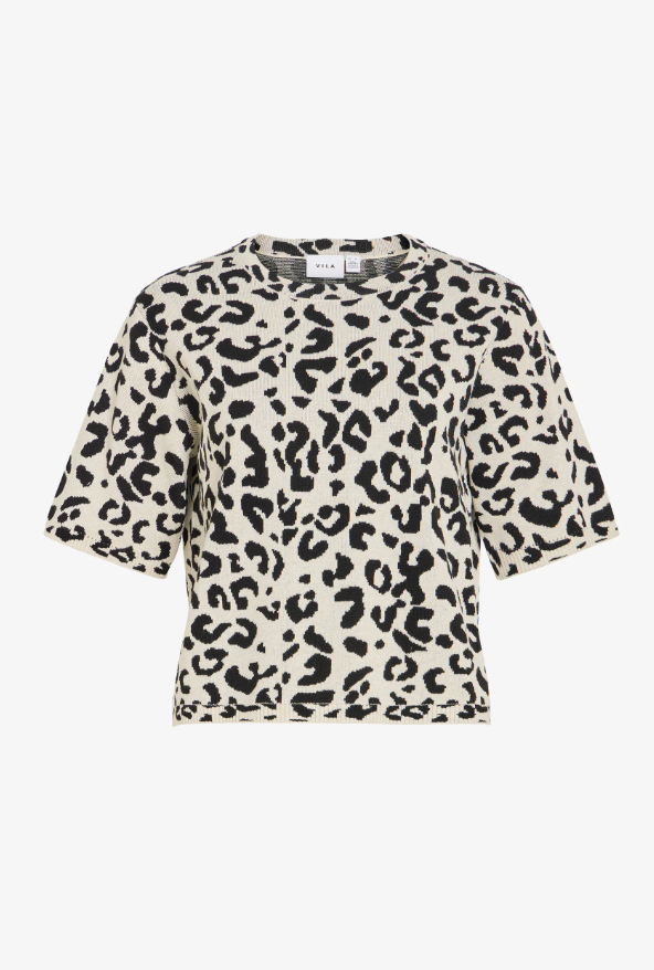 Vila Knitted Animal Tee