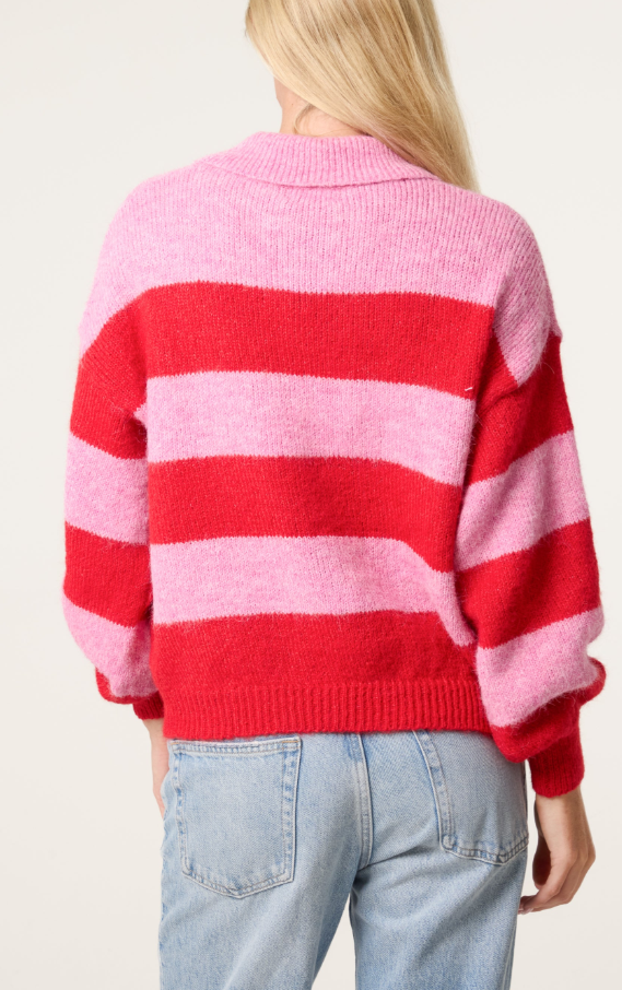 Aria Knit - Red/Pink