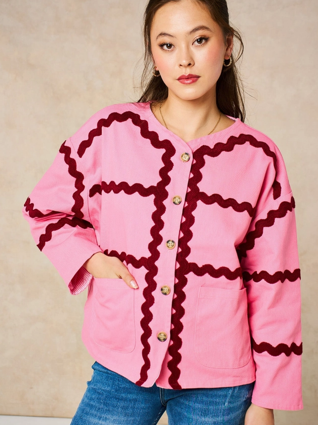 Twill Jacket - Pink