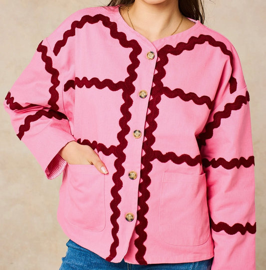 Twill Jacket - Pink