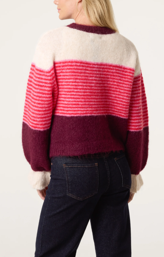 Salina Knit - Pink/Red