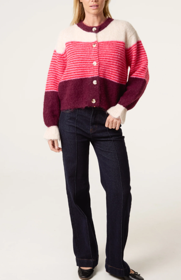 Salina Knit - Pink/Red