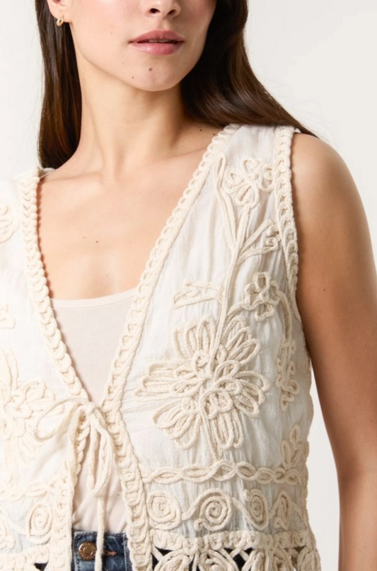 Ella Waistcoat - Ivory