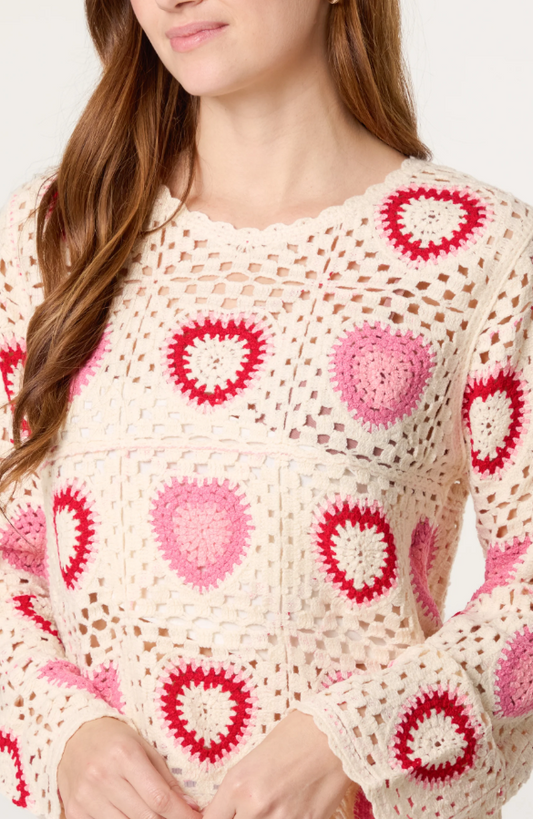 Polly Heart Pullover