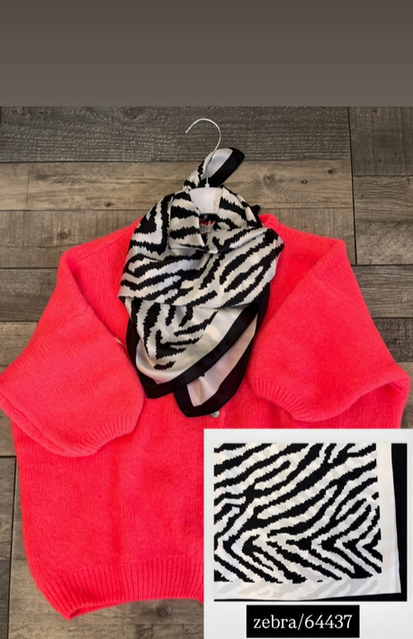 Satin Neckerchief - Mono Animal