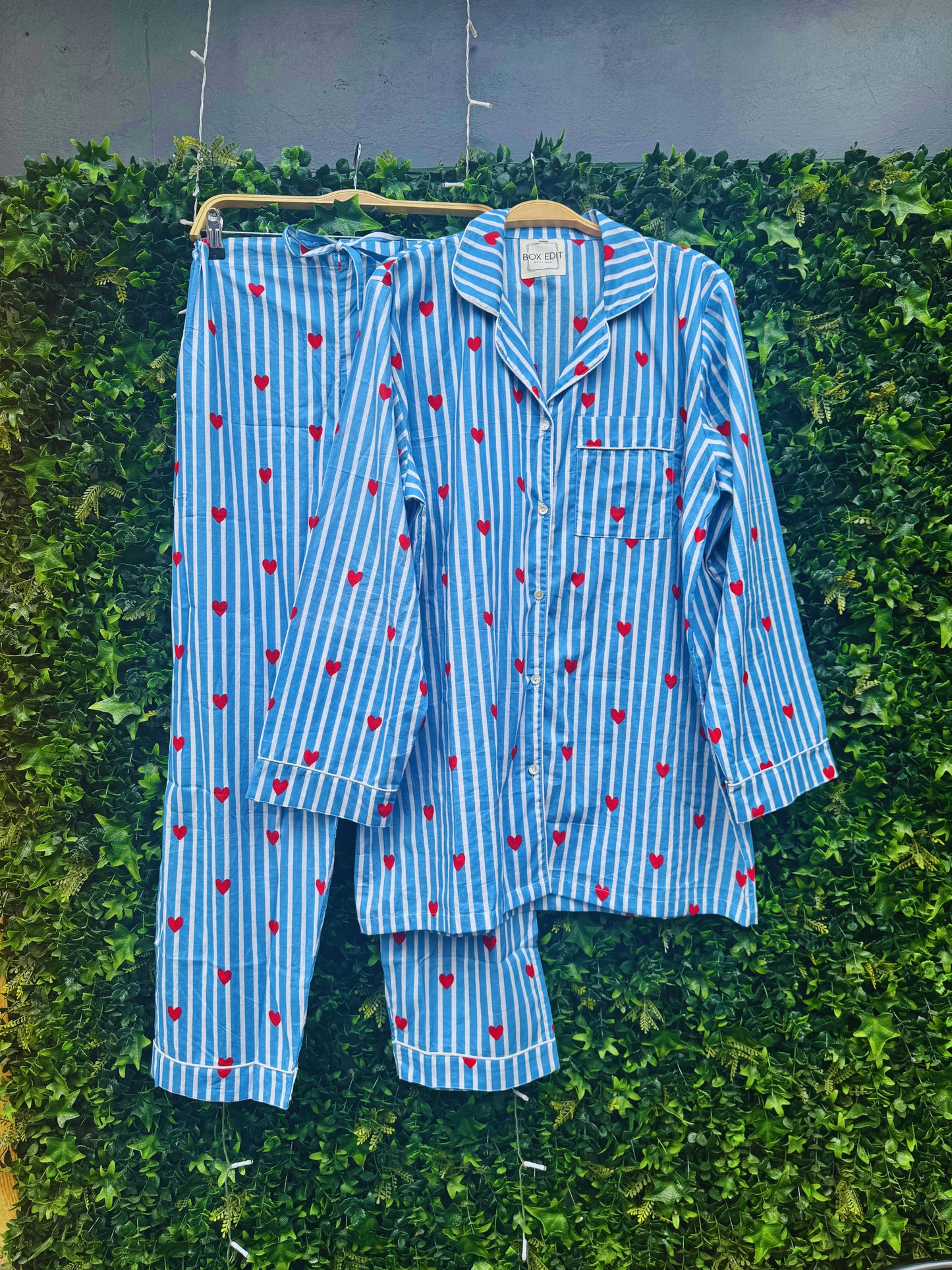 Box Edit Pyjama - Blue Stripe
