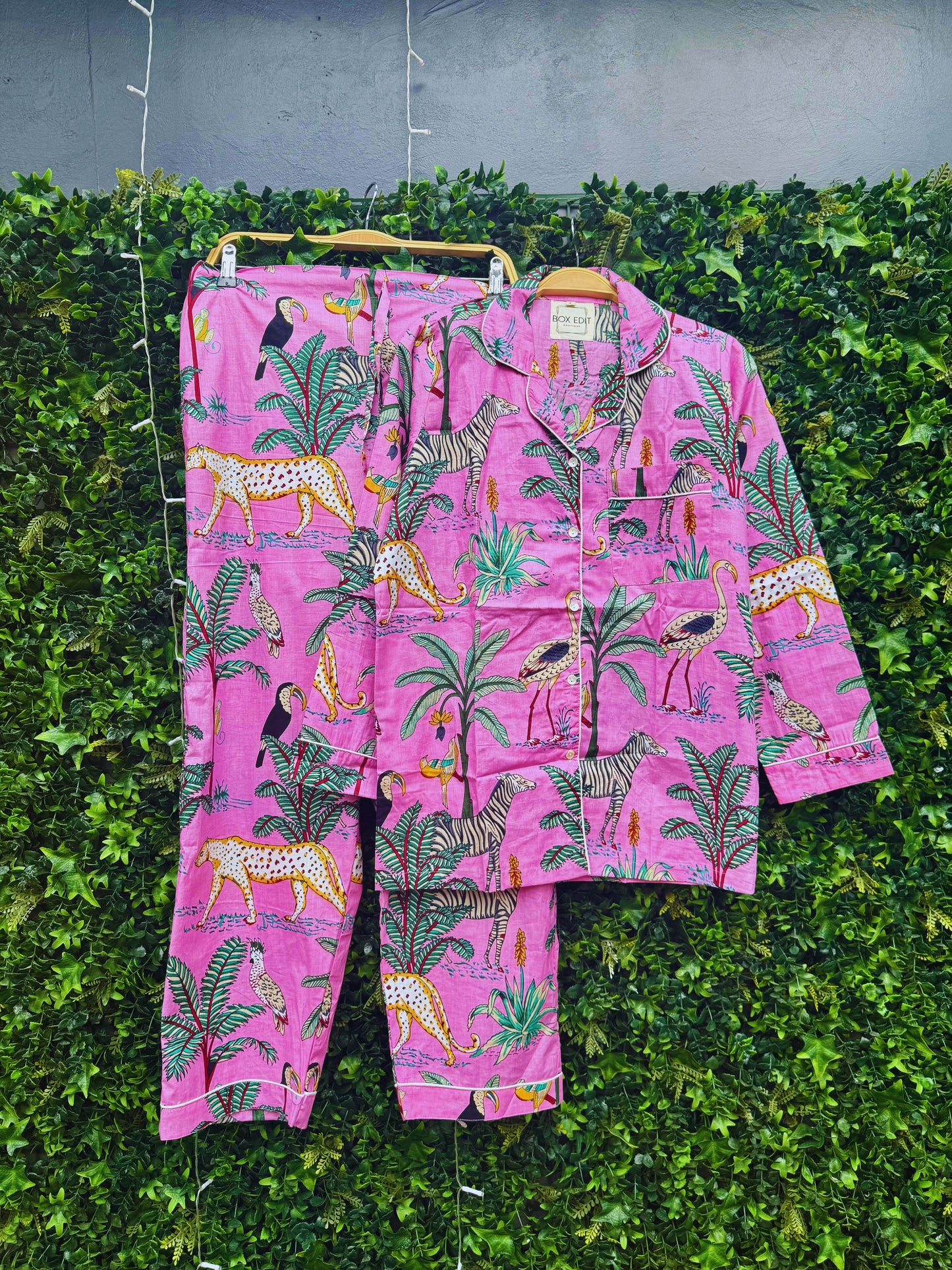 Box Edit Pyjama - Pink Tropical