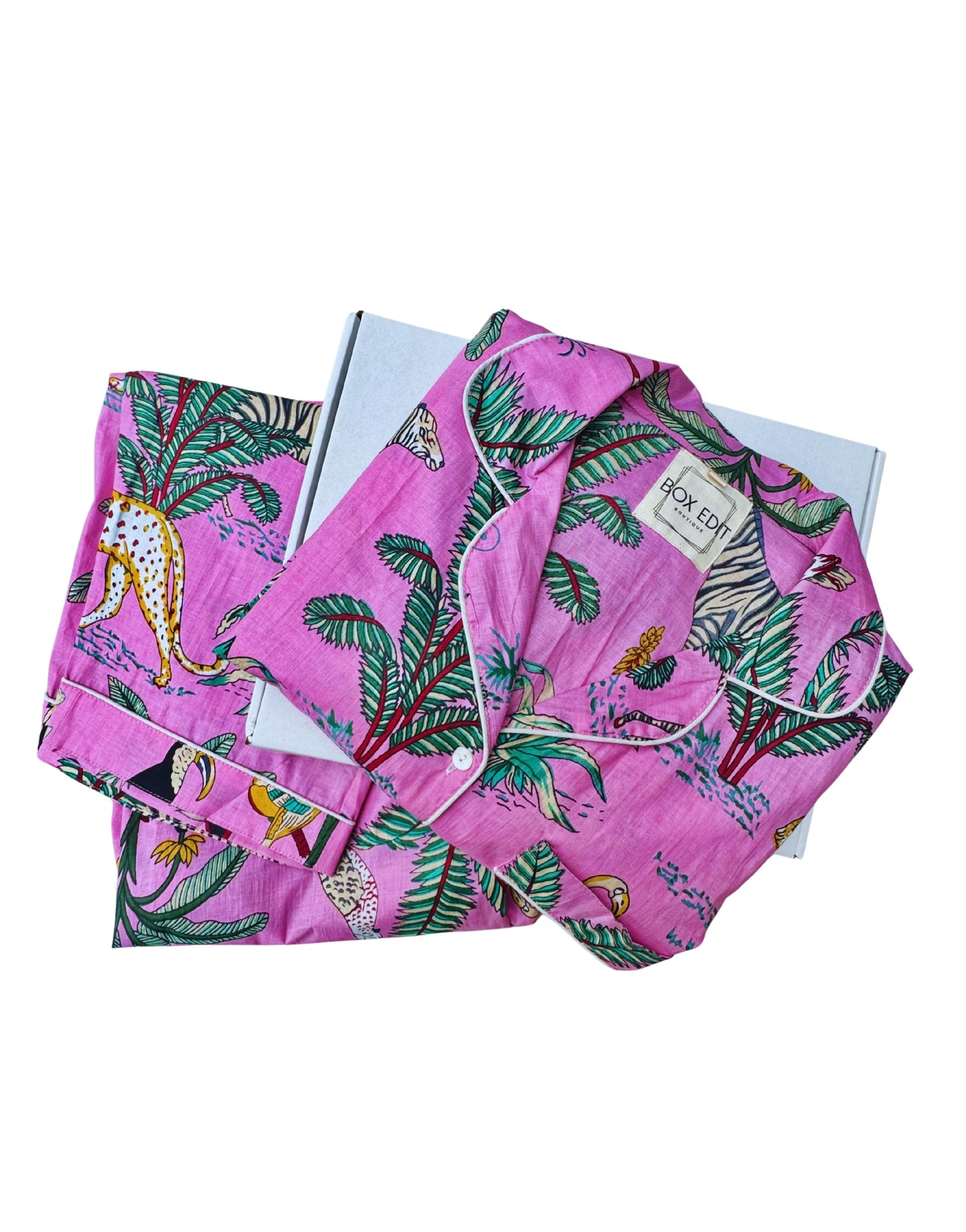 Box Edit Pyjama - Pink Tropical